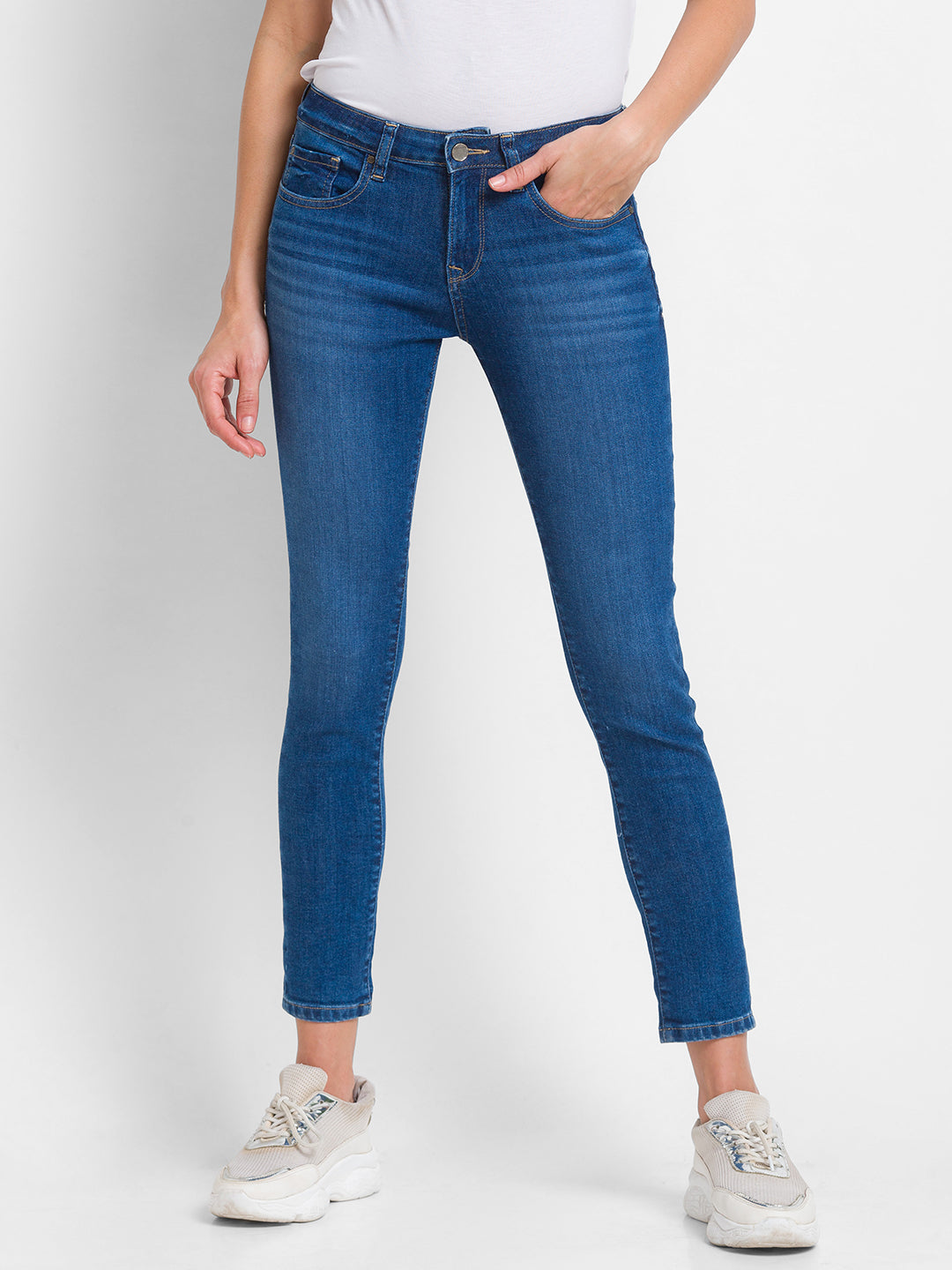 Judy Blue High Rise Button Fly Cut Off Skinny Jeans for Women | 82318R –  Glik's